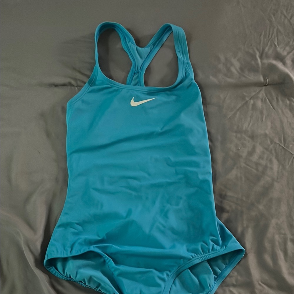Nike Women's Blue One-Piece Swimsuit
